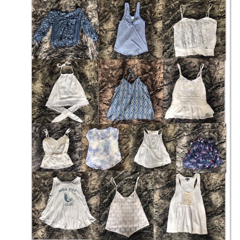 American Eagle/Hollister/Abercrombie shirt bundle